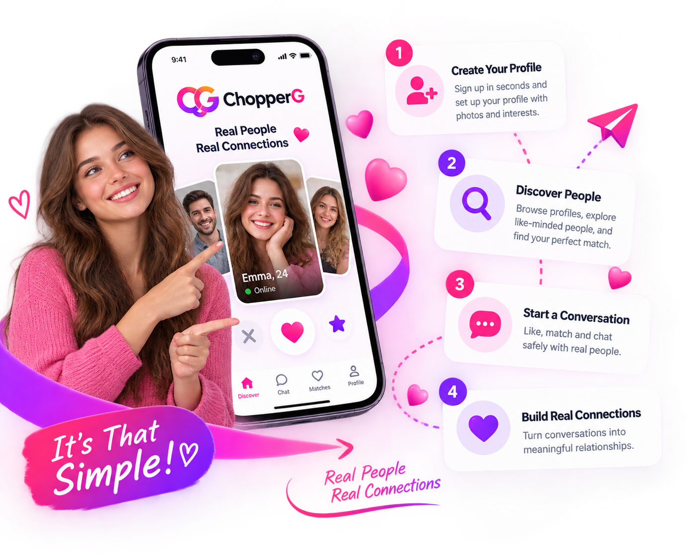 ChopperG app journey on mobile devices